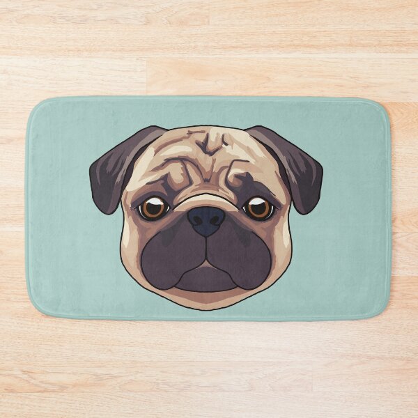 Item preview, Pug fawn dog face designed and sold by tayaan.