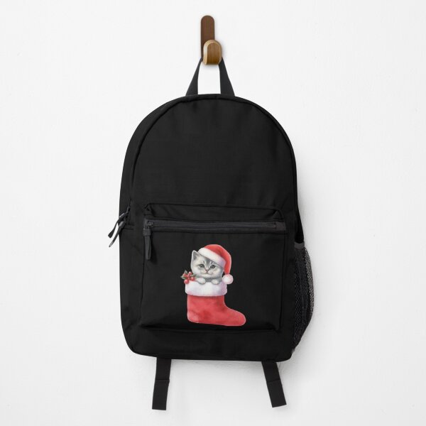 Item preview, Cute Christmas Cat In Santa Stocking designed and sold by MOHITSALVI.