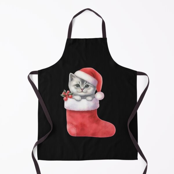 Artikelvorschau, Süße Weihnachtskatze im Weihnachtsstrumpf entworfen und verkauft von MOHITSALVI.