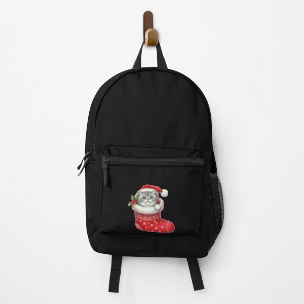 Item preview, Cute Christmas Cat In Santa Stocking  designed and sold by MOHITSALVI.