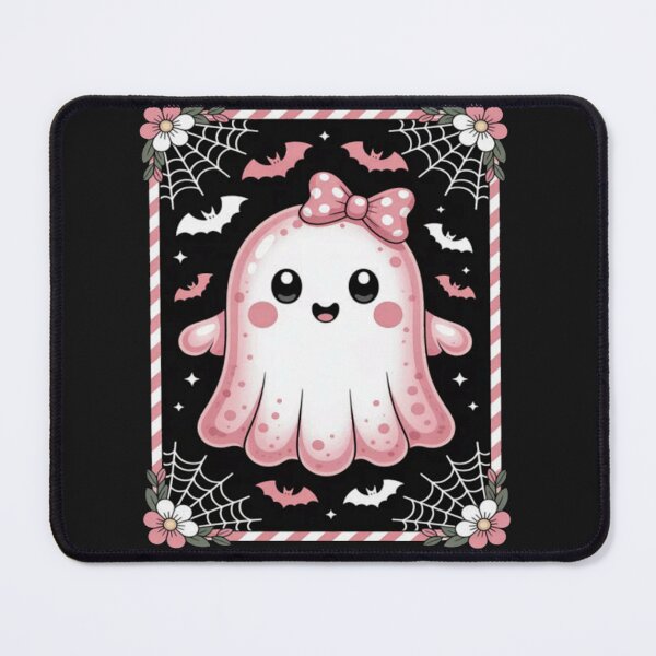 Item preview, Coquette Ghost Halloween Pink Ghost Spooky Lace Ghost designed and sold by ArnethiaHoward.
