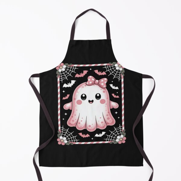 Item preview, Coquette Ghost Halloween Pink Ghost Spooky Lace Ghost  designed and sold by ArnethiaHoward.