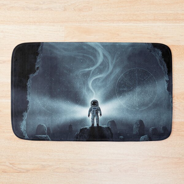 Item preview, Silent Revelation – Astronaut Before the Cosmic Veil designed and sold by Whimsical Hug.