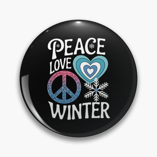 Item preview, Peace Love Winter Lovers Cute designed and sold by DeadlockCrew.