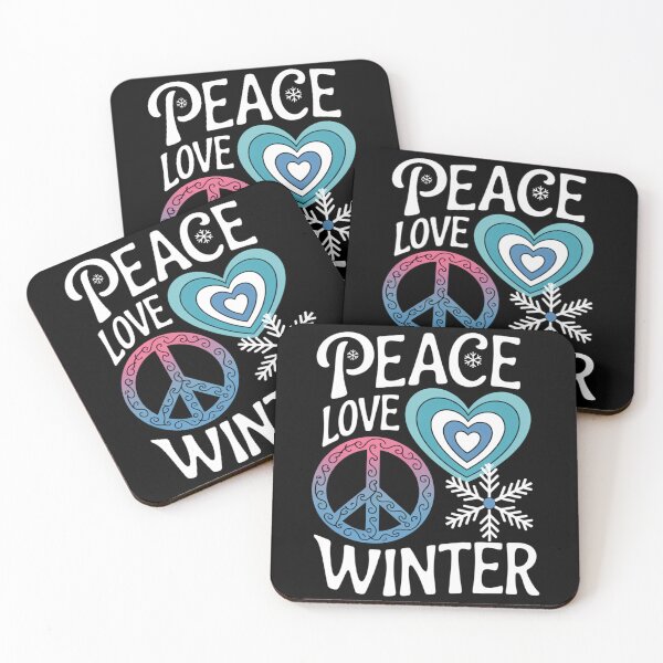 Item preview, Peace Love Winter Lovers Cute designed and sold by DeadlockCrew.