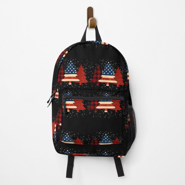 Item preview, Patriotic Christmas Tree With American Flag Colors designed and sold by BernoNickel.