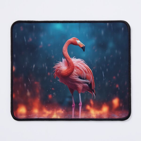 Item preview, Portrait of a flamingo on a colorful background. Emotive portrait designed and sold by anytka.