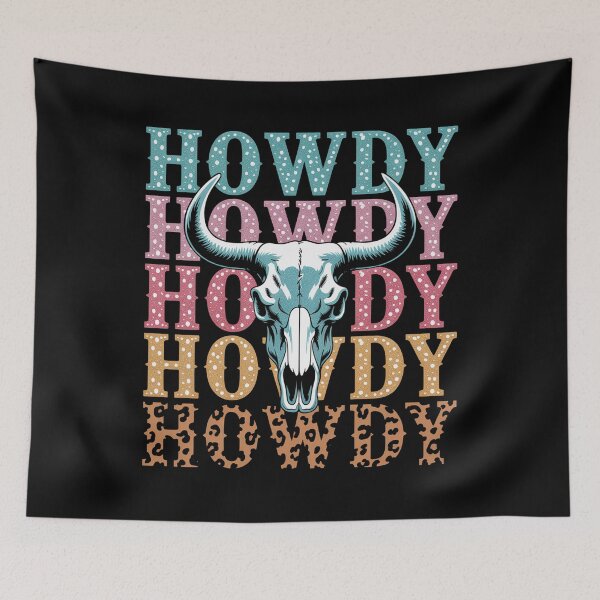 Item preview, Western Country Leopard Howdy designed and sold by SlogariArt.