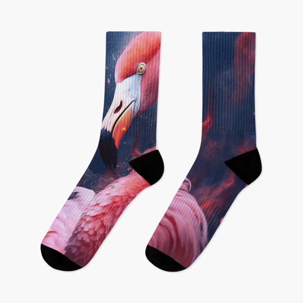 Item preview, Portrait of a flamingo on a colorful background. Emotive portrait designed and sold by anytka.