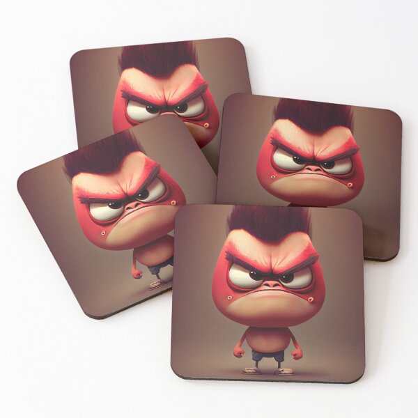 Item preview, Fantasy creature illustration. Cartoon with myth fairy tale character, fantastic beast or monster. The character is angry designed and sold by anytka.