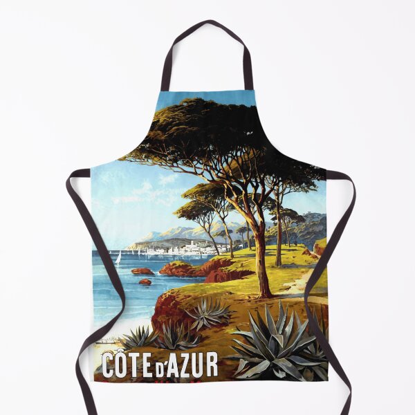 Item preview, Vintage Côte d'Azur Travel Poster | Art Deco Style | Cannes Nice Monaco | French Riviera Railway & Tourism Artifact designed and sold by artofuniverse.
