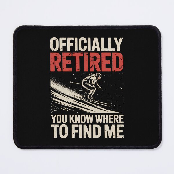 Item preview, Retired Skier Retiring Ski Lovers Retirement Party Skiing designed and sold by DeadlockCrew.