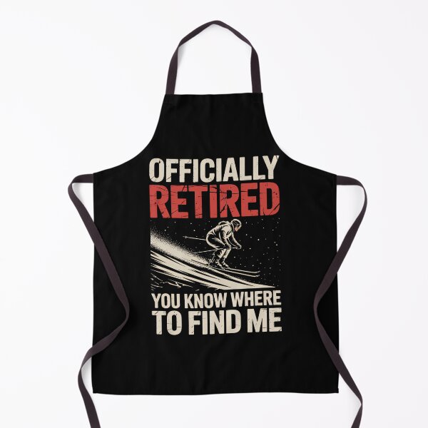 Item preview, Retired Skier Retiring Ski Lovers Retirement Party Skiing designed and sold by DeadlockCrew.