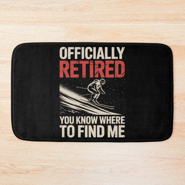 Item preview, Retired Skier Retiring Ski Lovers Retirement Party Skiing designed and sold by DeadlockCrew.