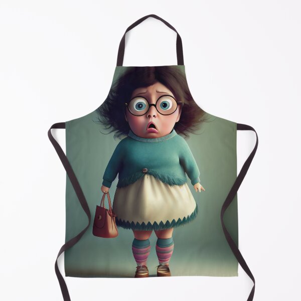 Item preview, Fantasy creature illustration. Cartoon with myth fairy tale character, fantastic beast or monster. The character is surprised designed and sold by anytka.