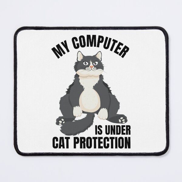 Artikelvorschau, Mein Computer steht unter Cat-Schutz Cybersicherheit entworfen und verkauft von Art-of-Rory.