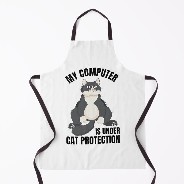 Item preview, My Computer is Under Cat Protection Cybersecurity designed and sold by Art-of-Rory.