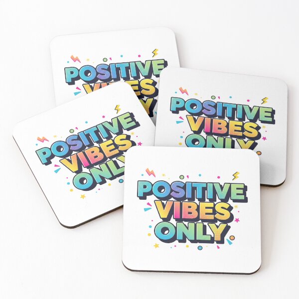 Item preview, Positive Vibes Only – Fun Trendy Typography designed and sold by Happyfreedom.