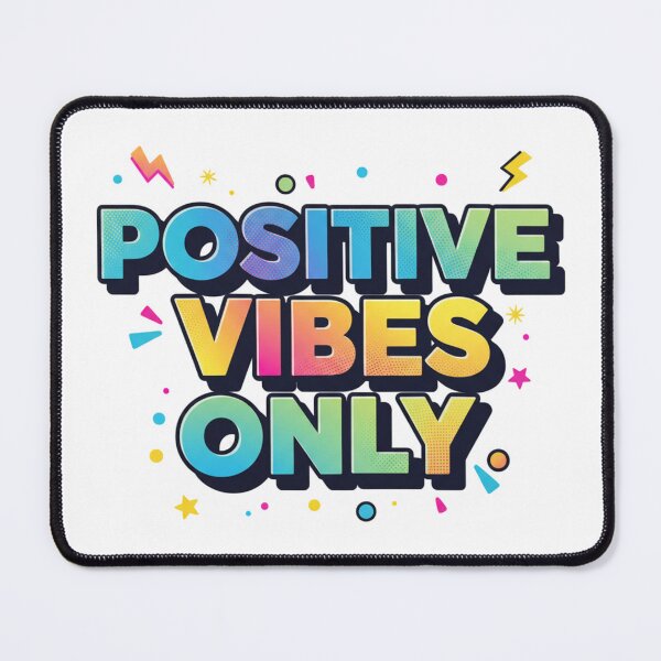 Item preview, Positive Vibes Only – Fun Trendy Typography designed and sold by Happyfreedom.