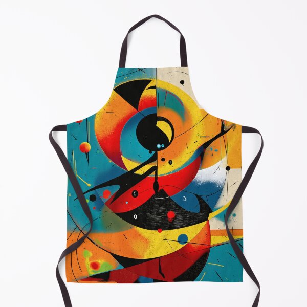 Item preview, Dual Orbit – Bauhaus Symmetry Abstract in Teal and Tangerine designed and sold by Moisky Art.