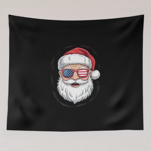 Item preview, Santa Claus Patriotic USA Sunglasses Christmas Santa designed and sold by DeadlockCrew.
