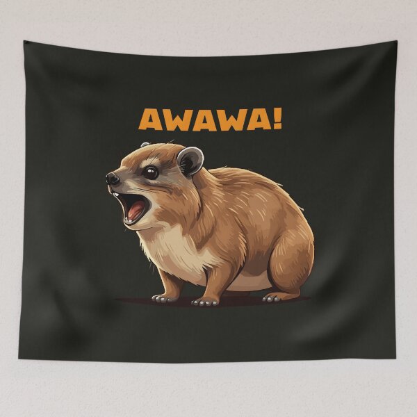 Item preview, Rock Hyrax Lover – Awawa Funny Groundhog designed and sold by PzfkrWR8v86.