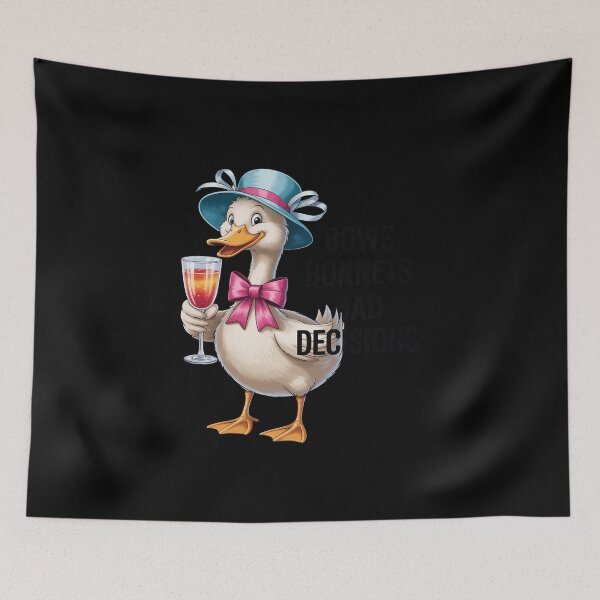 Item preview, Bows Bonnets Bad Decisions Goose designed and sold by KingsLife1994.