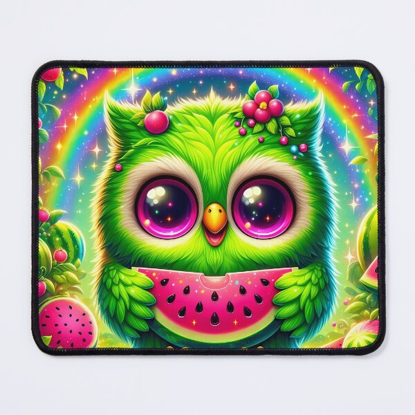 Item preview, Owl holding a watermelon designed and sold by Jbl55.