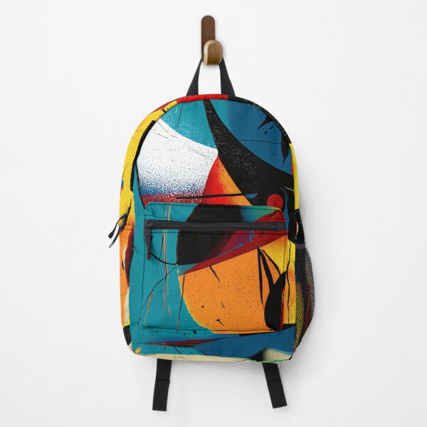 Item preview, Solar Geometry II – Constructivist Abstract in Teal and Amber designed and sold by Moisky Art.
