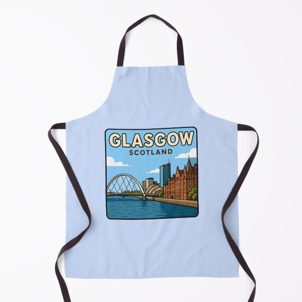 Item preview, Glasgow, Scotland - River Clyde Cityscape designed and sold by Myra365Art.
