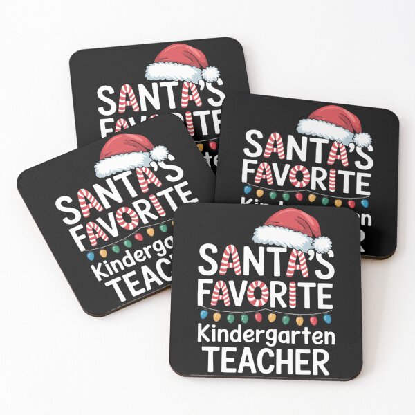 Item preview, Santas Favorite kindergarten teacher Christmas Xmas designed and sold by blueyeeti.