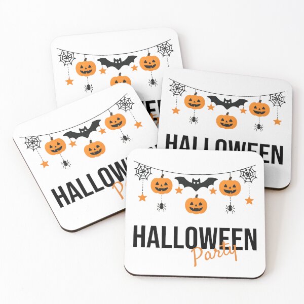 Item preview, Modern Minimalist Halloween Party Poster Design designed and sold by RuweisVibes.