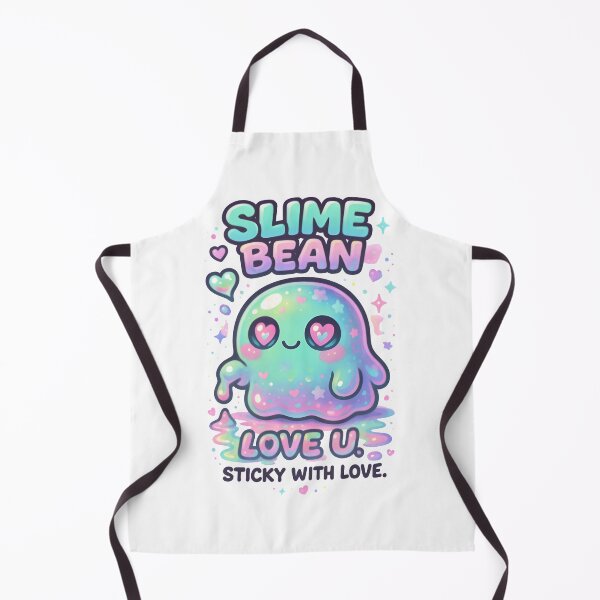 Item preview, Slime Bean – Kawaii Pastel Blob Writing “LOVE U” in Cute Gooey Graffiti Style designed and sold by Snackwear Apparel.