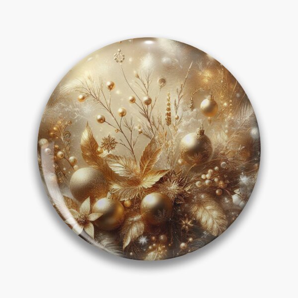 Item preview, Golden Celebration – festive ornaments, floral elegance & shimmering warmth in soft light designed and sold by FotoworldEdel.