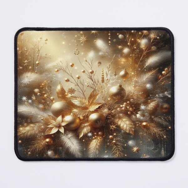 Item preview, Golden Celebration – festive ornaments, floral elegance & shimmering warmth in soft light designed and sold by FotoworldEdel.