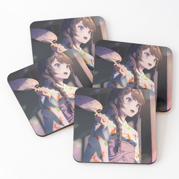 Item preview, Mai Sakurajima Bunny Girl Senpai Summer Yukata Anime Girl designed and sold by TorbenKuhano.