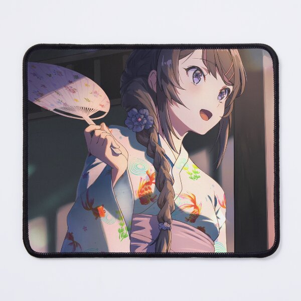 Item preview, Mai Sakurajima Bunny Girl Senpai Summer Yukata Anime Girl designed and sold by TorbenKuhano.