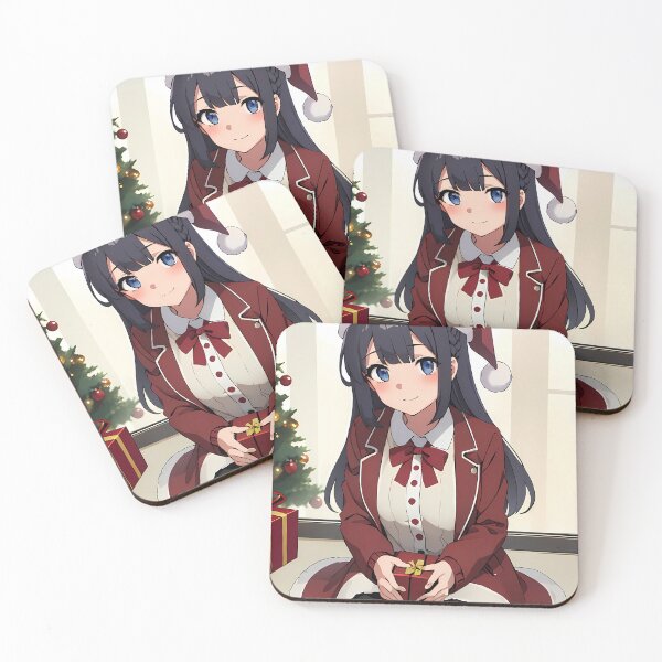 Item preview, Shoko Makinohara Bunny Girl Senpai Anime Girl Christmas Gift designed and sold by TorbenKuhano.