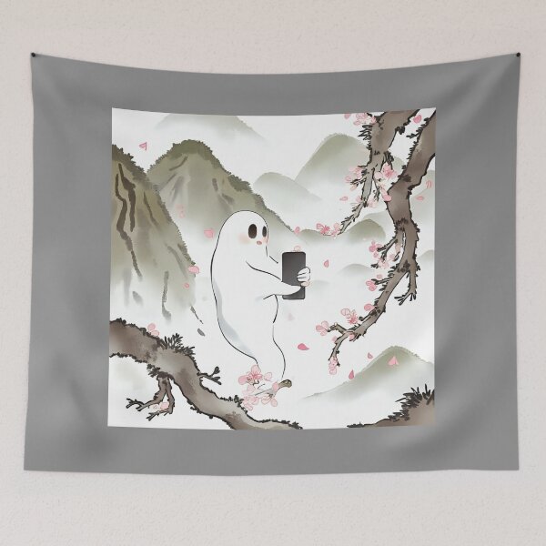 Item preview, “Ghosts are stunned by the digital world.” designed and sold by nighttime1990.
