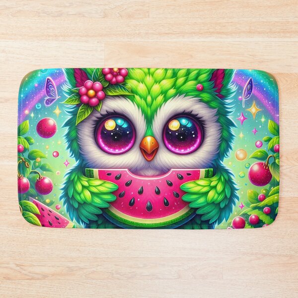 Item preview, Owl holding a watermelon  designed and sold by Jbl55.