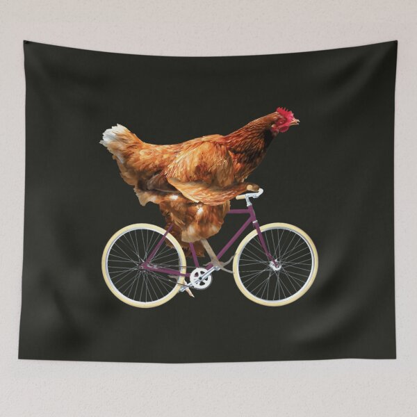 Item preview, Quirky Chicken Riding Bicycle designed and sold by PzfkrWR8v86.