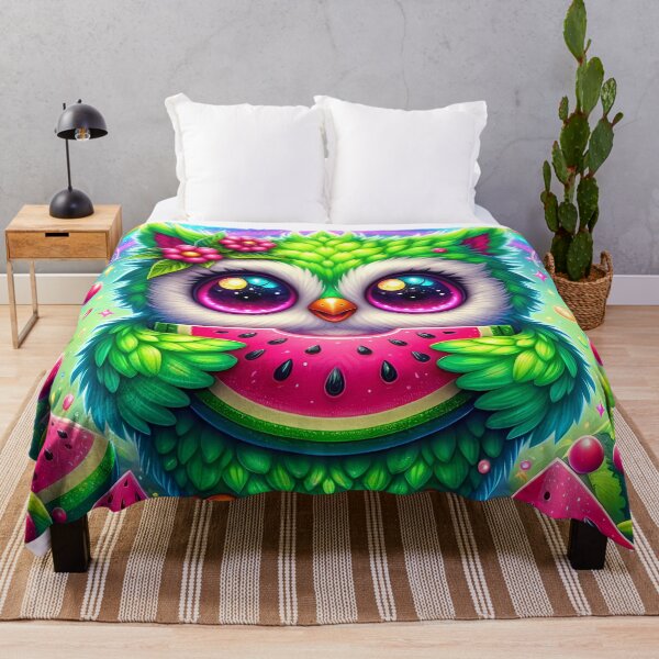 Item preview, Owl holding a watermelon designed and sold by Jbl55.