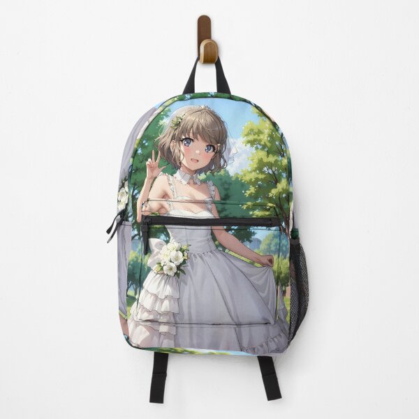 Item preview, Tomoe Koga Bunny Girl Senpai Anime Girl Waifu Wedding Dress Garden designed and sold by TorbenKuhano.