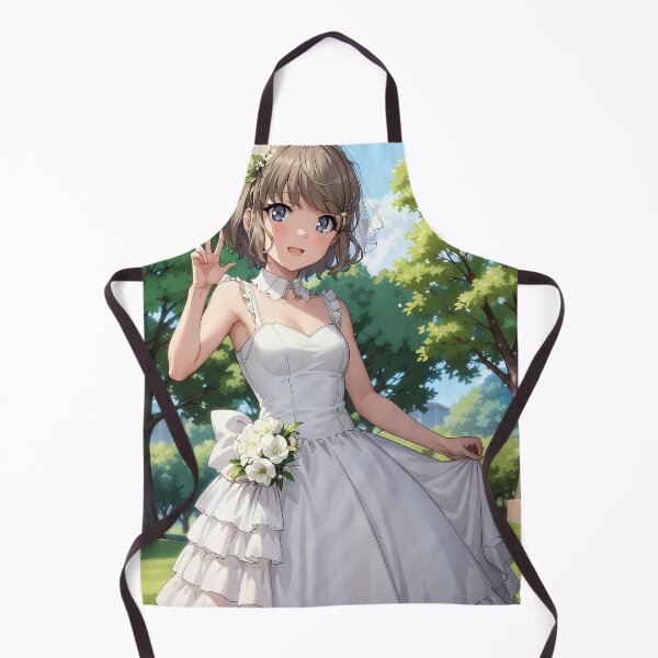 Item preview, Tomoe Koga Bunny Girl Senpai Anime Girl Waifu Wedding Dress Garden designed and sold by TorbenKuhano.