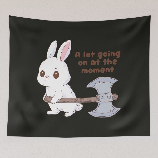 Item preview, Cute Bunny Battle Axe Chaos Mood designed and sold by PzfkrWR8v86.
