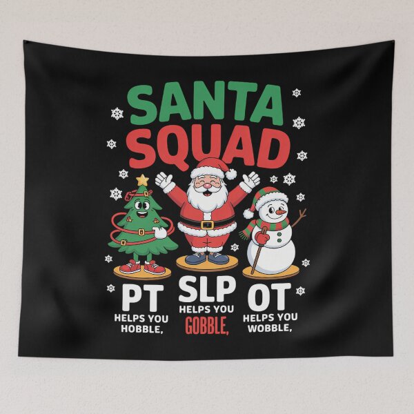 Item preview, Therapy Squad Santa Christmas Speech Physical designed and sold by CookWorldLaughs.