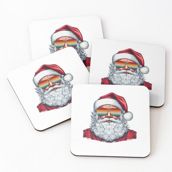 Item preview, Santa Face Retro Sunglasses Christmas Men Women Boys Xmas designed and sold by ZANNIX.
