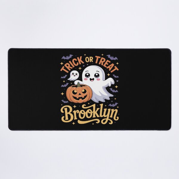 Item preview, Brooklyn Personalized Name Cute Ghost Halloween designed and sold by petrichorsworld.