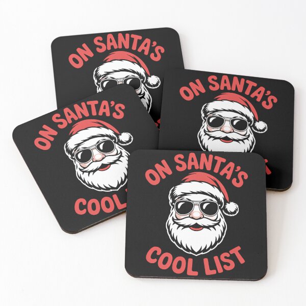 Item preview, winter santa Christmas family santas cool list designed and sold by CookWorldLaughs.