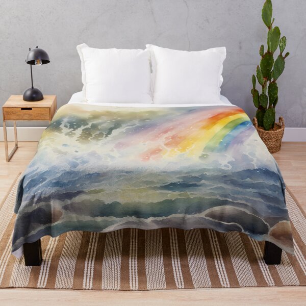 Item preview, Rainbow Splashing into Lake designed and sold by CalmnessbyChoice.